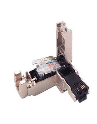 6GK1901-1BB20-2AA0 Industrial Ethernet FastConnect RJ45 Plug 90 2x2, conector RJ45 (10/100 Mbits/s) con caja de metal robusta y sistema de conexión FC, para IE FC Cable 2x2; salida de cable a 90° 1 paquete = 1 unidad  6GK1901-1BB20-2AA0