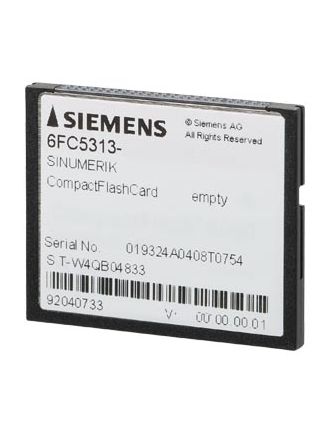 SINUMERIK tarjeta CompactFlash 1 GB, vacía 6FC5313-5AG00-0AA1