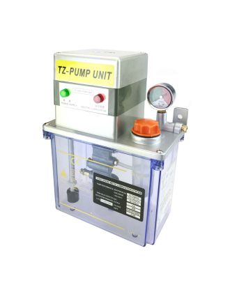 TZ2202-400X  Bomba de aceite de lubricación eléctrica CE, unidad lubricadora de engranaje, válvula de alivio de presión, 4L, 220V, control PLC, máquina CNC TZ2202-400X
