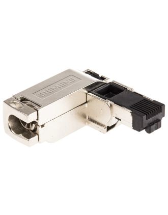 6GK1901-1BB20-2AA0 Industrial Ethernet FastConnect RJ45 Plug 90 2x2, conector RJ45 (10/100 Mbits/s) con caja de metal robusta y sistema de conexión FC, para IE FC Cable 2x2; salida de cable a 90° 1 paquete = 1 unidad 6GK1901-1BB20-2AA0